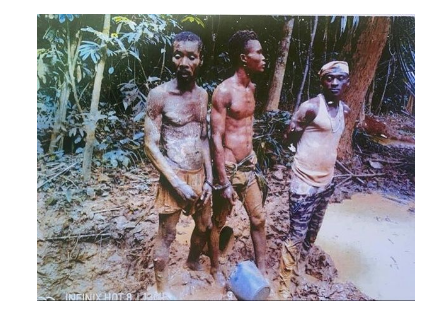 Three (3) Illegal miners jailed 45 years, fined GH¢720,000
