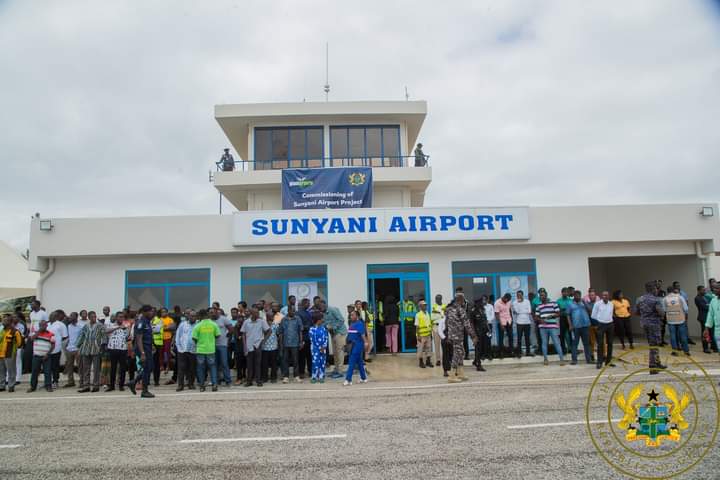 President Akufo-Addo commissioned Phase I of the Sunyani Airport