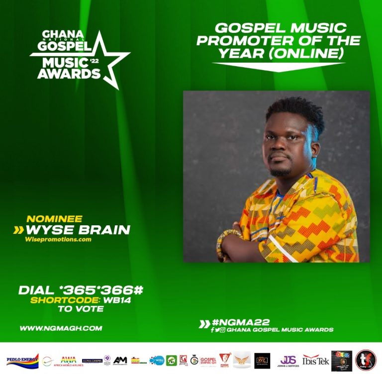 Wyse Brain ‘Eyes’ Best Promoter At Ghana National Gospel Music Awards 2022
