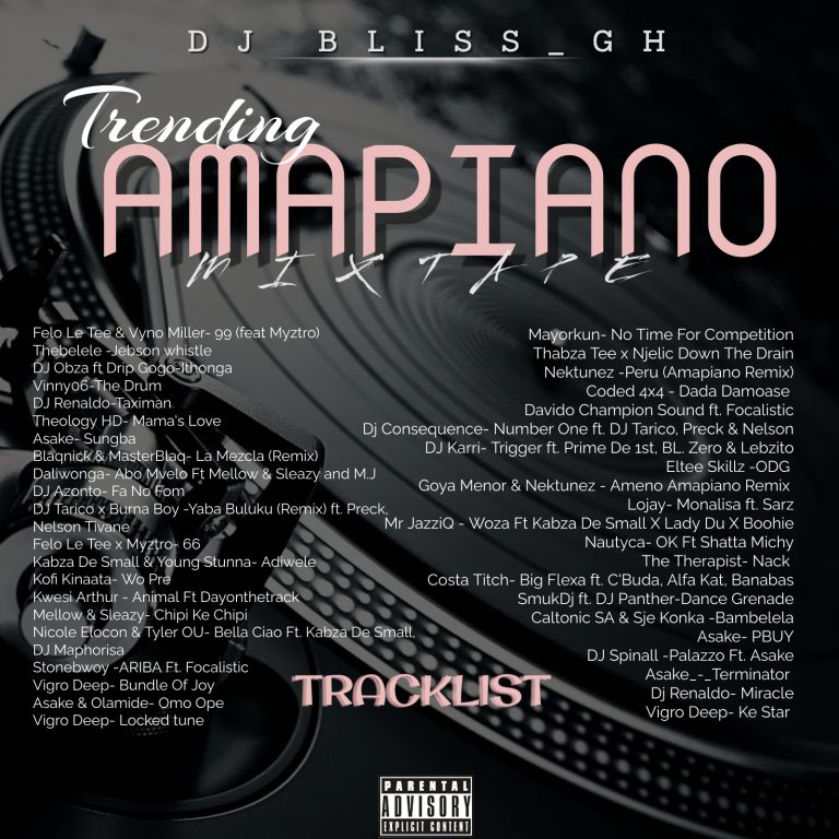 DJ BLISS_GH-TRENDING AMAPIANO MIXTAPE