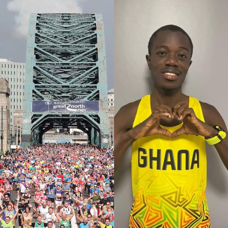 William Amponsah Joins Kenenisa bekele  for Great North Run Marathon