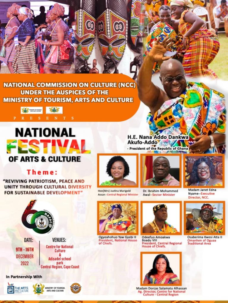 Central Region Sets To Host The 60Th Anniversary Of The National Festival of Arts and Culture