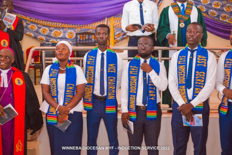 Winneba Diocesan MYF Officers Inducted