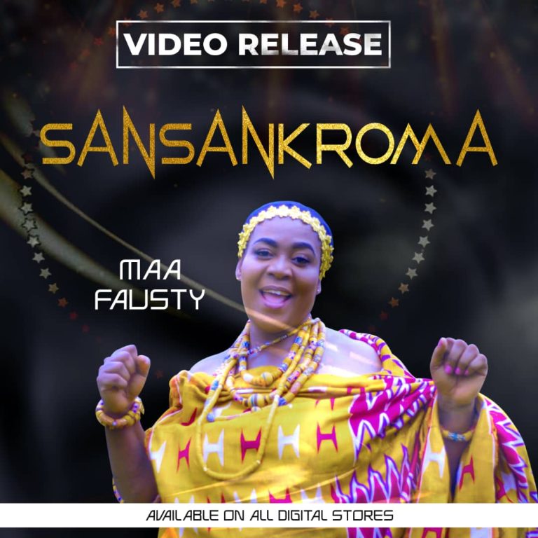 Central Regional base singer and Prophetess Maa Fausty drops cultural base video for Sansankroma