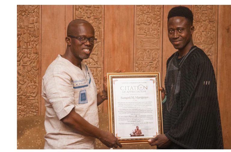 MR. SAMUEL MAMA MARQAUYE RECOGNIZED AS PERFORMER EXTRAORDINAIRE BY THE NATIONAL COMMISSION ON CULTURE