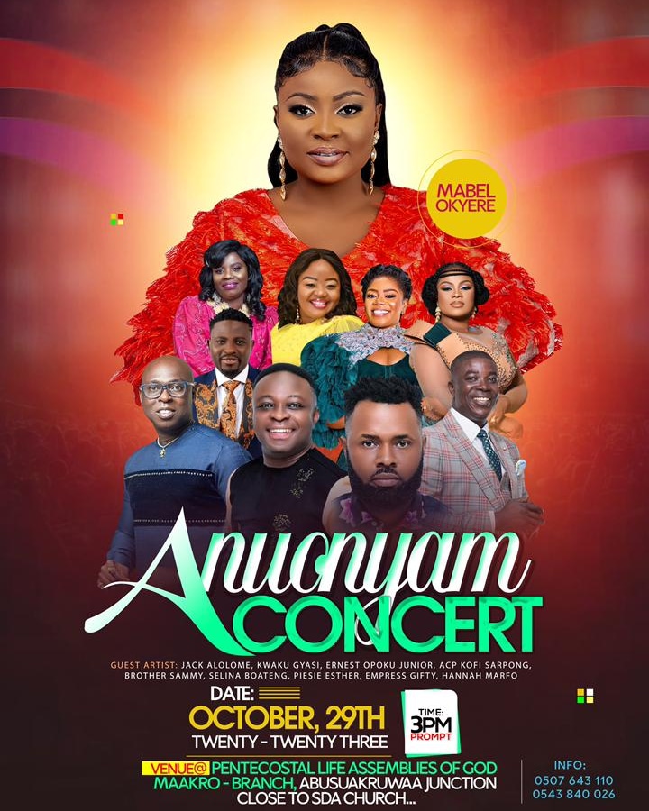 Mabel Okyere To Celebrate 10th Anniversary With ‘Anuonyam Concert’