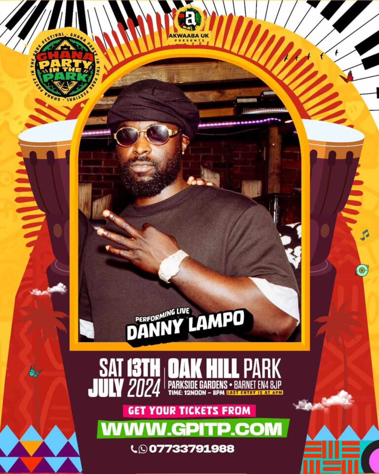 Danny Lampo Set To Electrify The Stage At Ghana Party In The Park UK 2024