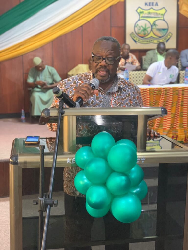 Hon Samuel Atta Mills speaks at the 50th anniversary celebration of Elmina PolyClinic