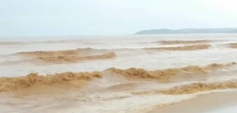 Shama-Adwoakrom: Sea Turns Muddy Over Illicit Galamsey Activities On River Pra